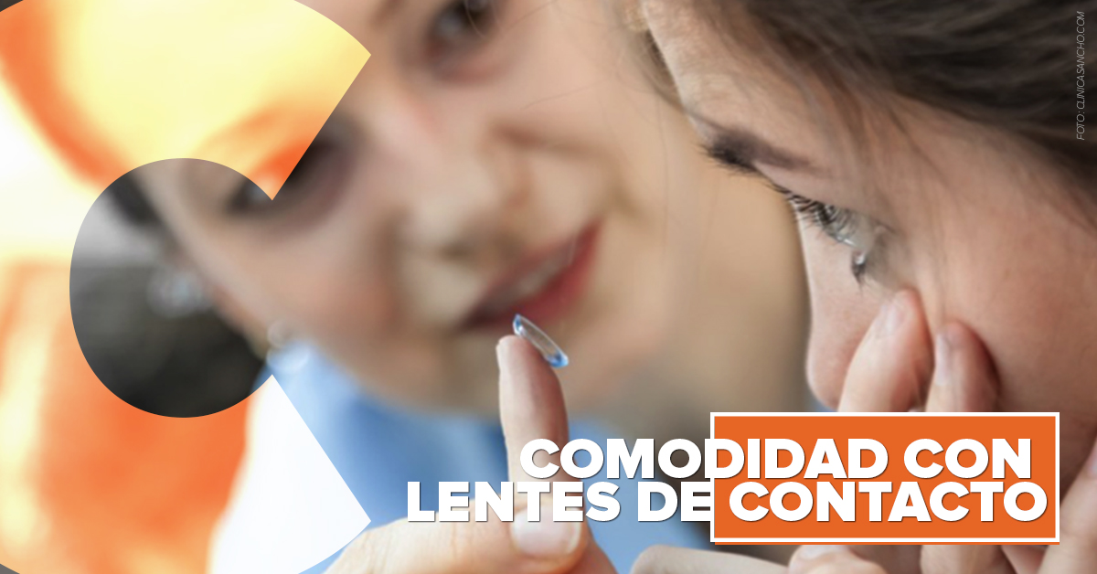 Lentes de contacto y comodidad