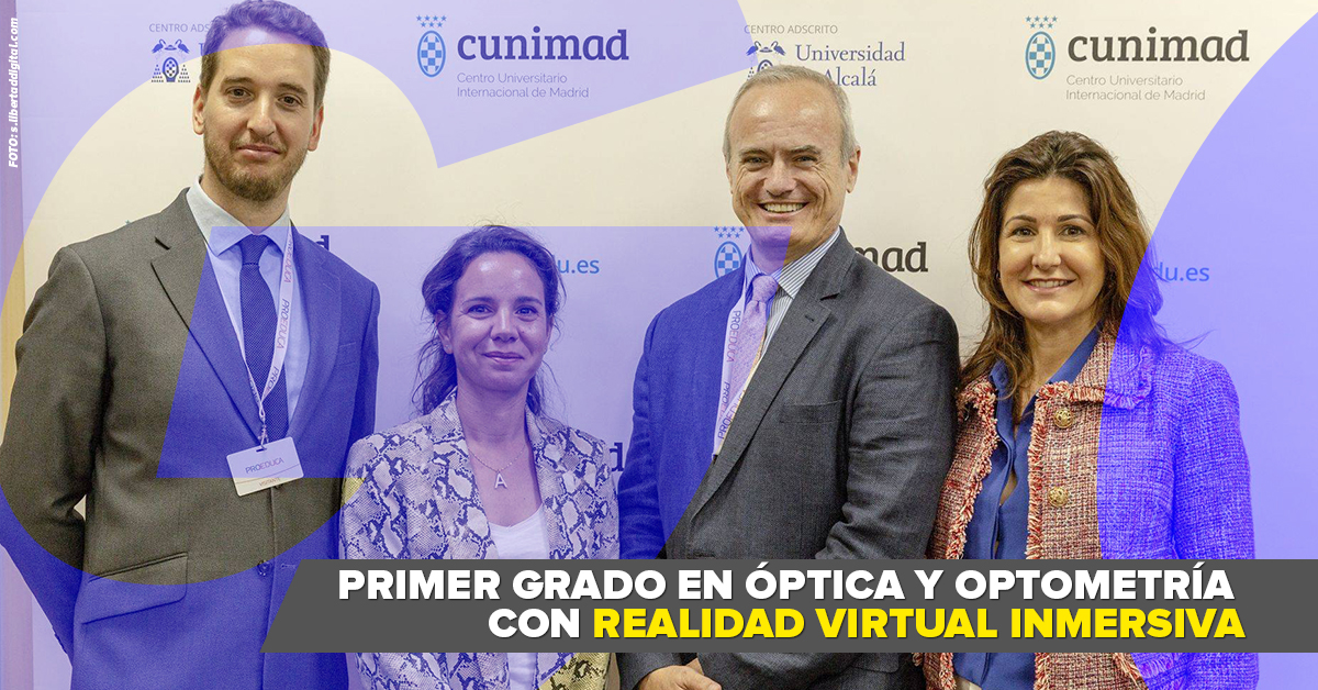 Primer Grado en Óptica y Optometría con realidad virtual inmersiva