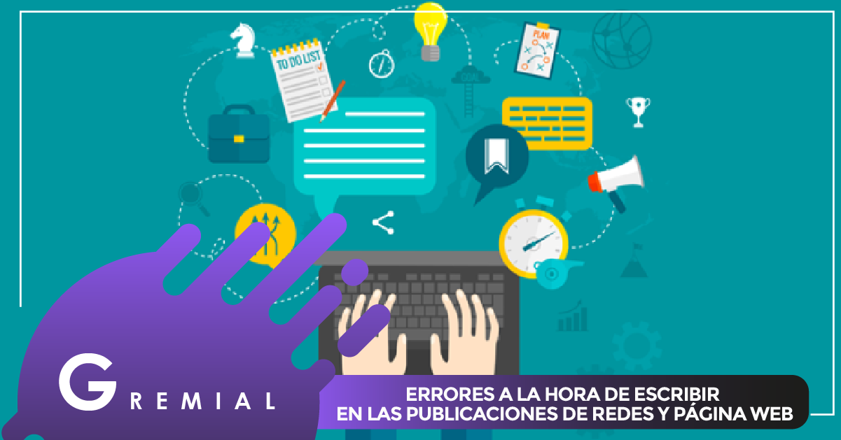 ERRORES A LA HORA DE ESCRIBIR EN LAS PUBLICACIONES DE REDES Y PÁGINA WEB