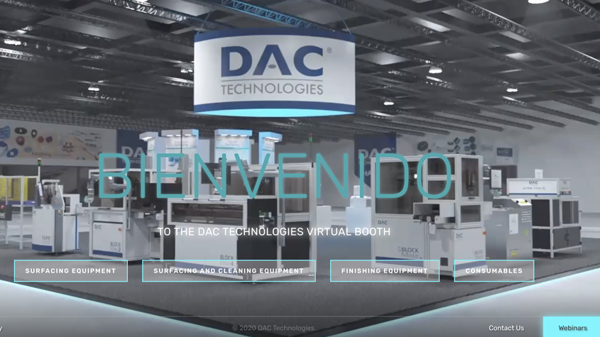 DAC Technologies lanza un stand virtual