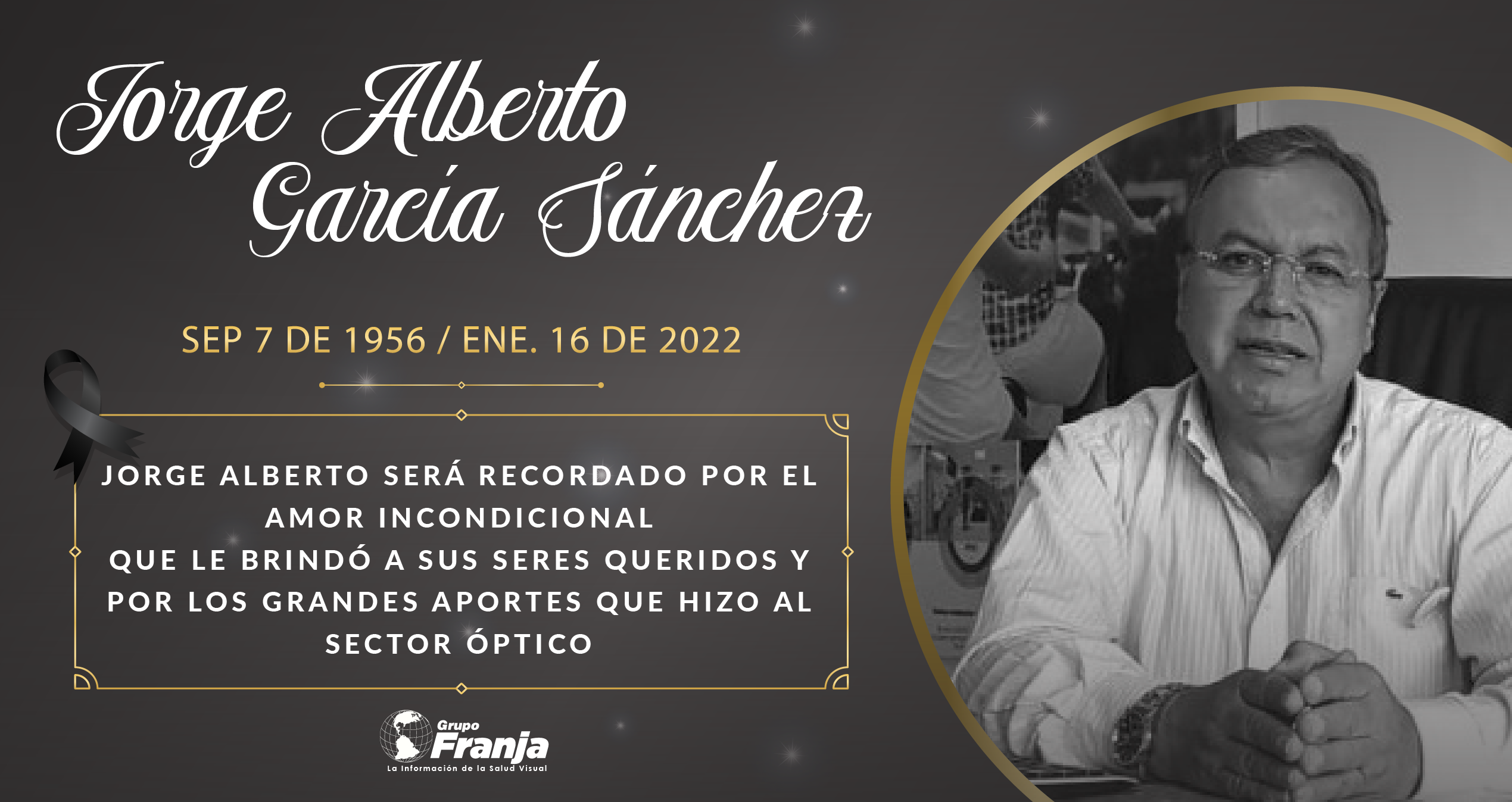 Fallece Jorge Alberto García Sánchez
