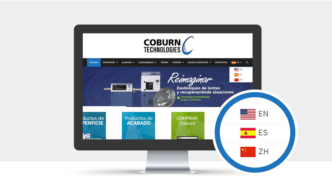 Coburn Technologies añade la traducción al español y al chino a su sitio web