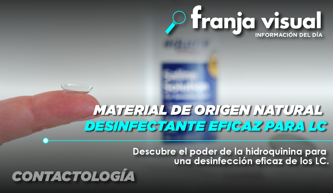 Material de origen natural desinfectante eficaz para LC