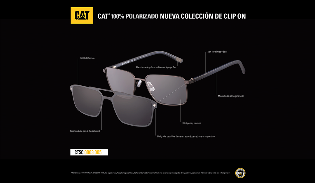 Nueva Colección de Cat® con lentes polarizados Clip-On de Inspecs