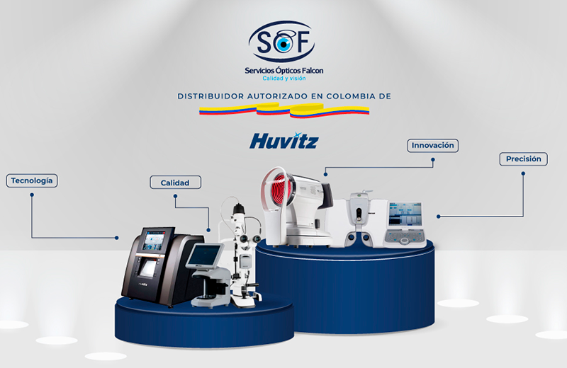 Huvitz confía en Servicios Ópticos Falcon como su distribuidor autorizado en Colombia