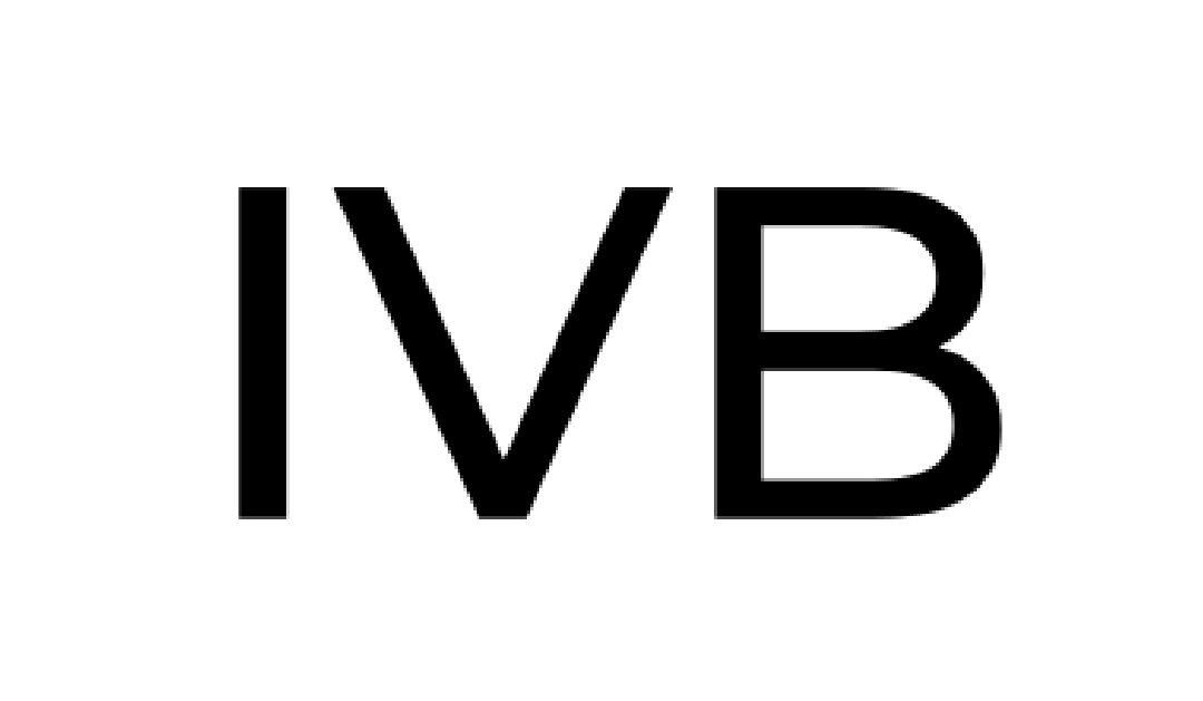 IVB — bold black letters on a white background (likely a logo or wordmark)